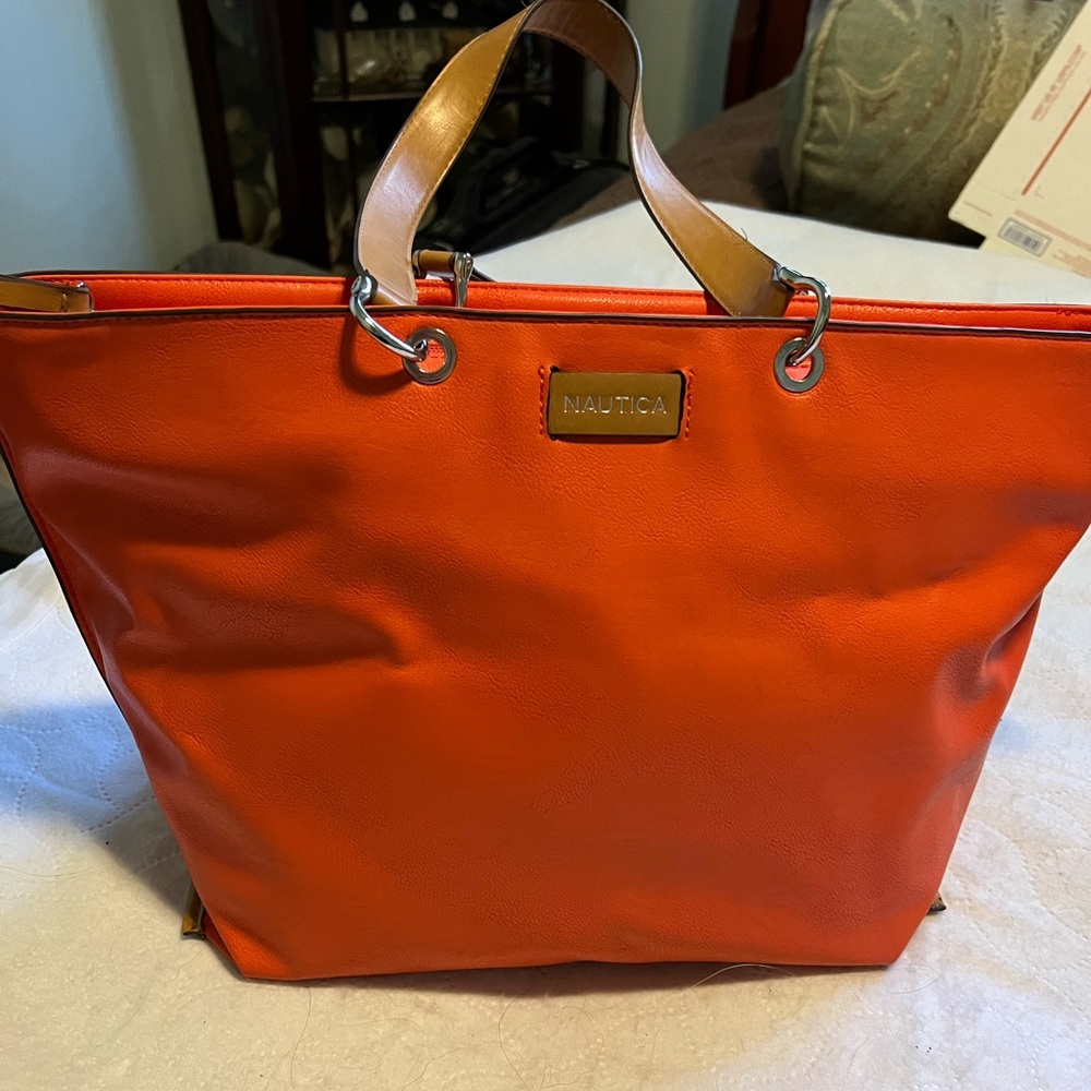 Nautica orange purse